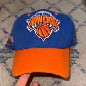 New York Knicks Blue and Orange Cap